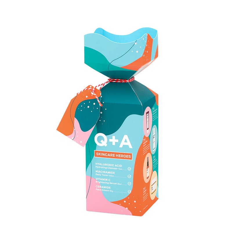 Q + A Skincare Heroes Gift Set