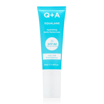 Q+A Squalane Hydrating Face Sunscreen SPF 50 