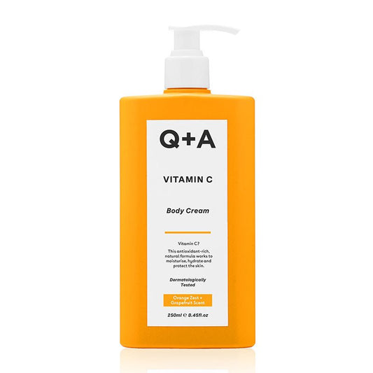 Q+A Vitamin C Body Cream | brighten the body with vitamin c