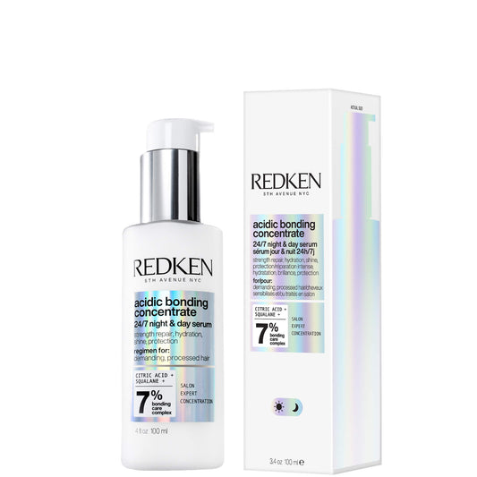 Redken, Redken Acidic Bonding Concentrate 24/7 Day & Night Serum For Damaged Hair