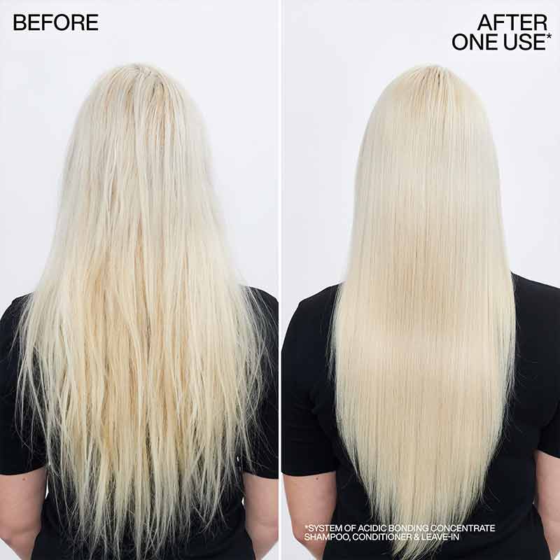 Redken Acidic Bonding Concentrate before and after