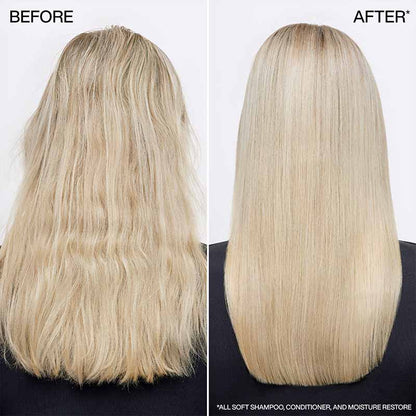 Redken all soft before and after