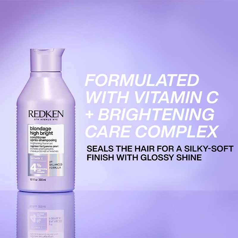 Redken Blondage High Bright Conditioner | vitamin c haircare | brightening care complex conditioner