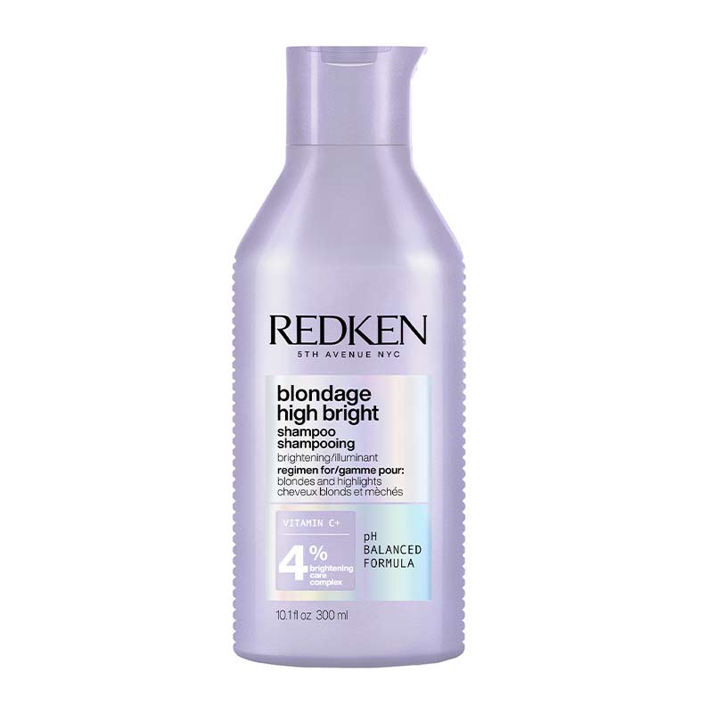 Redken Blondage High Bright Shampoo | pH balanced formula | brightening shampoo | purple shampoo