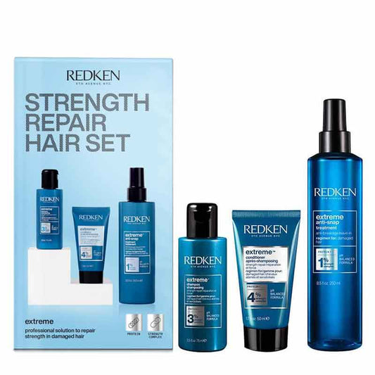 Redken Extreme Gift Set, Redken shampoo, haircare for damaged hair, anti-snap hair treatment, Christmas gift set, haircare gift set