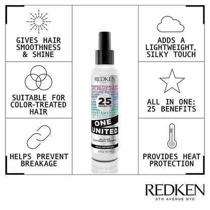 Redken One United Multi-Tasking Hair Treatment | hair treatment | Redken treatment | heat protection | professional hair treatment | shiny hair