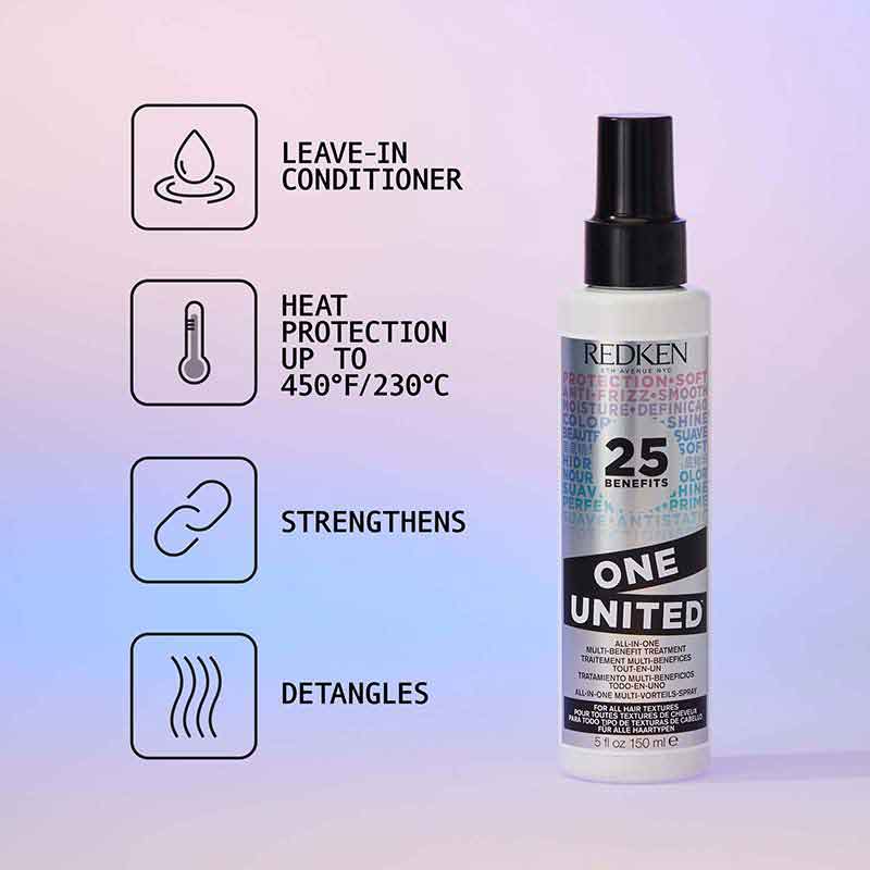 Redken One United Multi-Tasking Hair Treatment | hair treatment | Redken treatment | heat protection | professional hair treatment | shiny hair