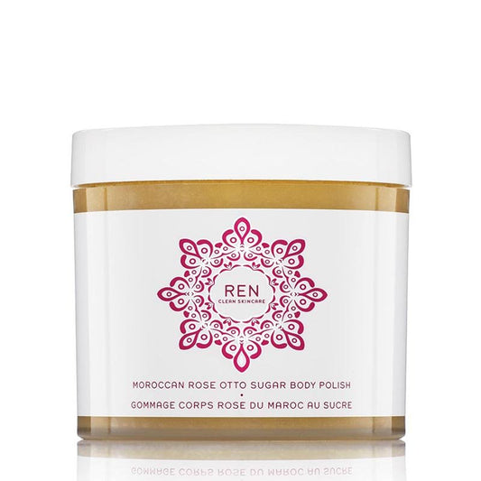 REN Moroccan Rose Otto Sugar Body Polish | bodycare