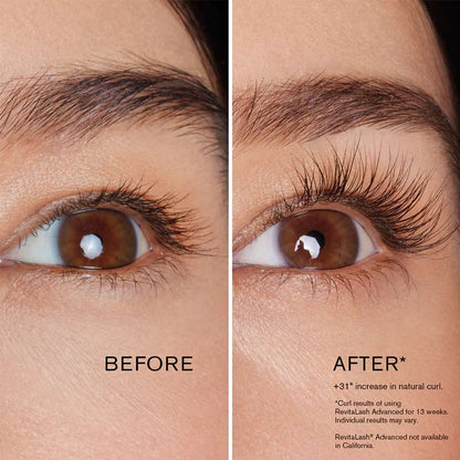 RevitaLash® Advanced Lash Conditioner | before and after using eyelash serum revitalash