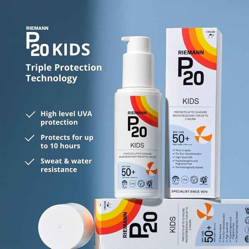 Riemann P20 Kids SPF 50 | high level UVA protection | protects for 10 hours