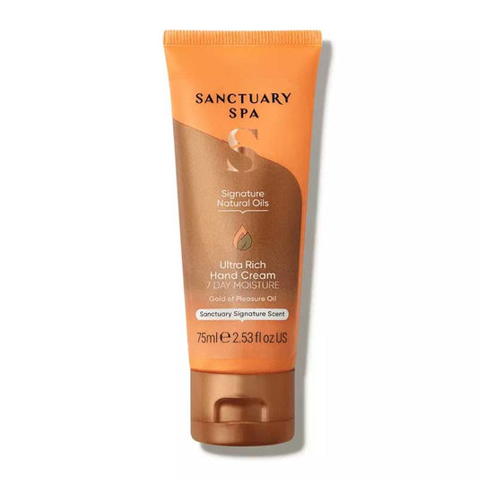 Sanctuary Ultra Rich Hand Cream | signature natural oils | gold of pleasure oil for hands | nourish hands