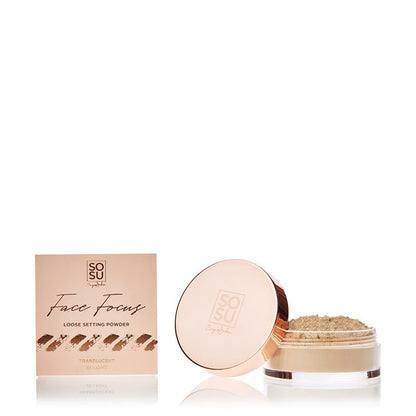 SOSO Face Focus Loose Setting Powder - Light | Setting Powder | Loose Powder | Face Focus