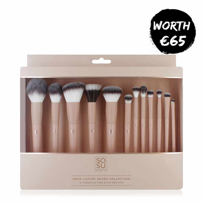 SOSU Cosmetics Mega Luxury Brush Collection, makeup brush set