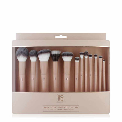 SOSU Cosmetics Mega Luxury Brush Collection, Christmas gift set, bronzer brush