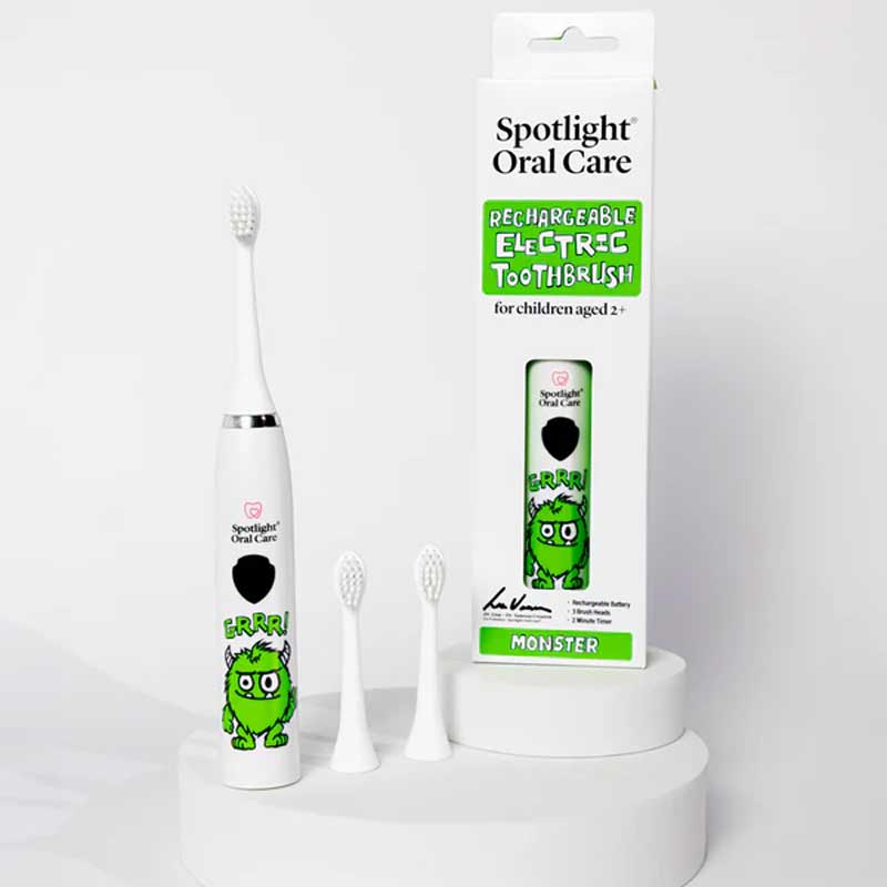 Spotlight Oral Care Electric Toothbrush for Kids, rechargeable toothbrush, childrens electric toothbrush