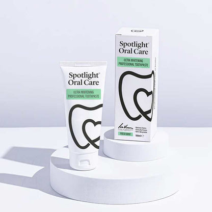 Spotlight Oral Care Whitening Toothpaste, hydrogen peroxide toothpaste, fluoride whitening toothpaste