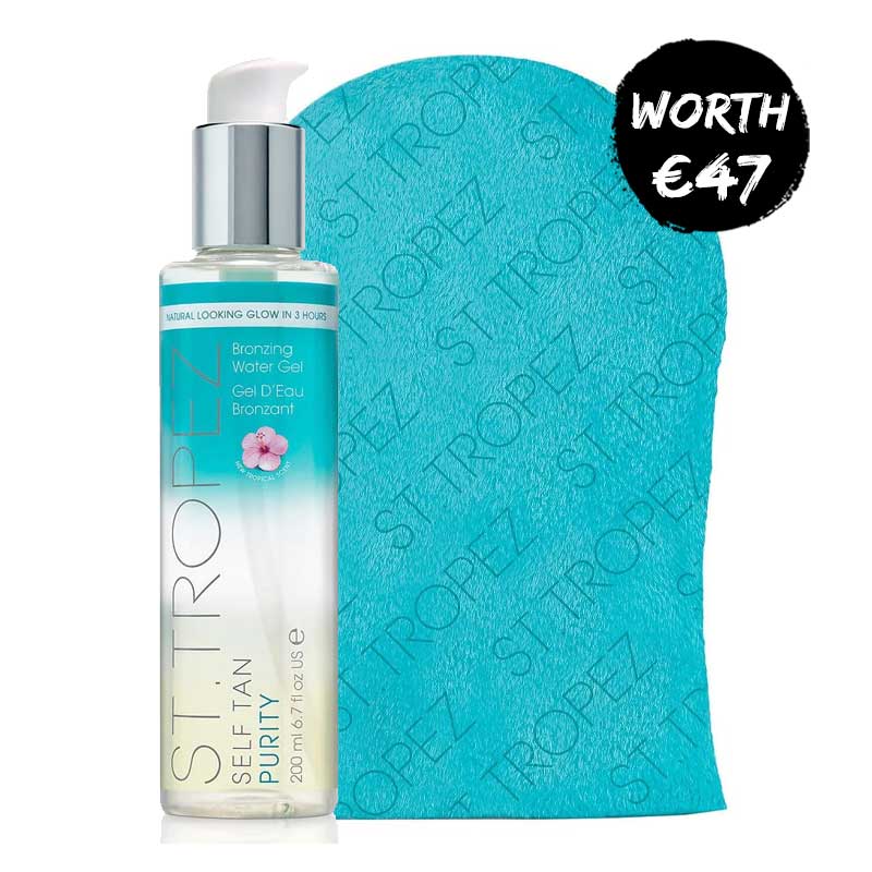 St. Tropez Self Tan Purity Bronzing Water Gel + FREE St. Tropez Tan Applicator Mitt