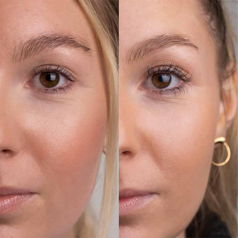 SWEED Pro Lash Growth Serum before and after  model