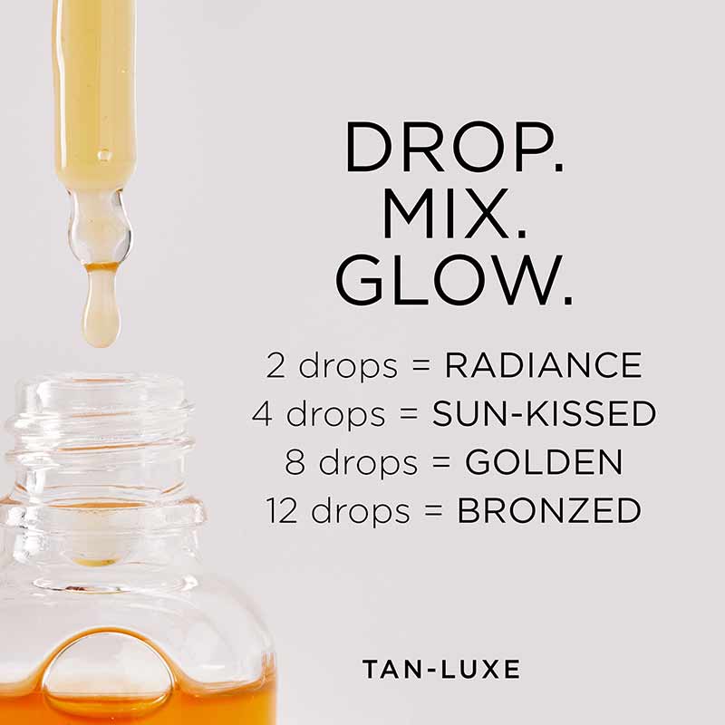 TAN-LUXE The Face Illuminating Self-Tan Drops | bronzing self tan mix