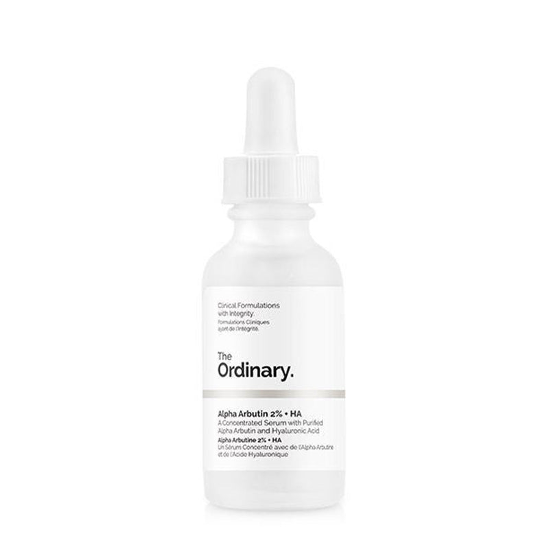 The Ordinary Alpha Arbutin 2% + HA | Lightens | Brightens | Dark Spots | Hyper-pigmentation | Radiant | Even | Toned | Skin