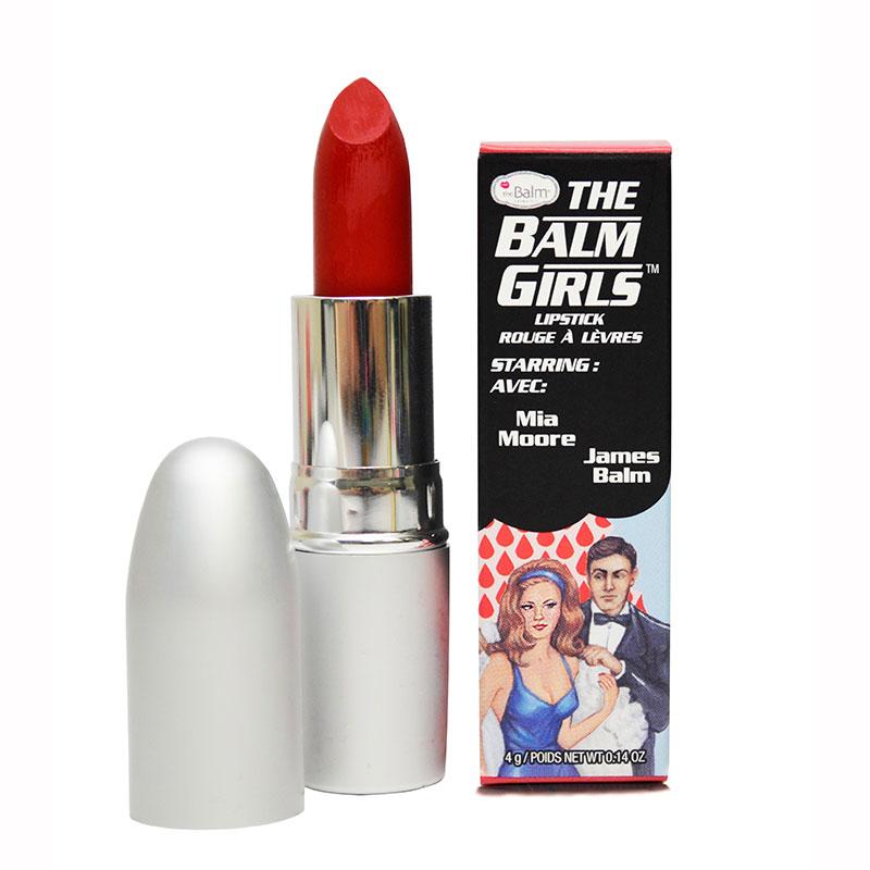 theBalm Girls Lipstick | long lasting lipstick | red