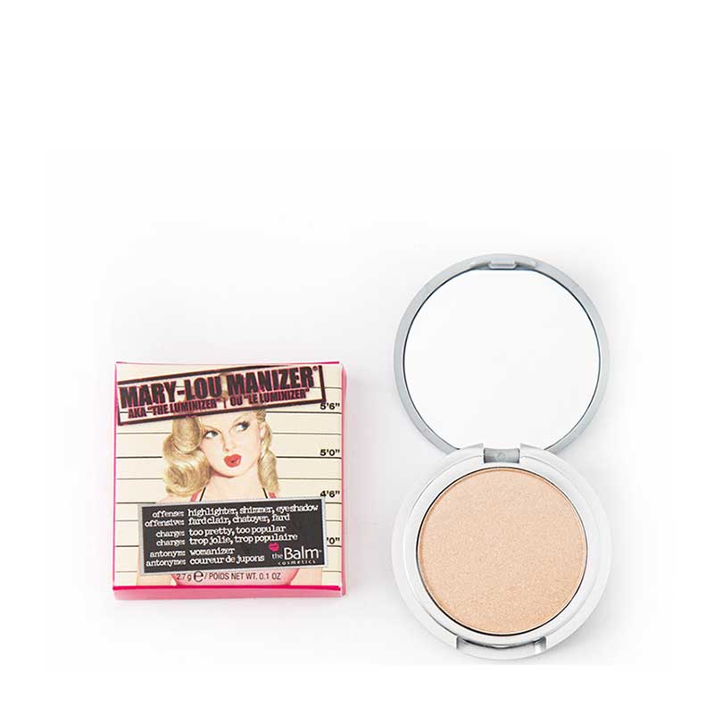 theBalm Mary-Lou Manizer Highlighter | travel size | makeup | highlighter | best highlighter | glowy highlighter 