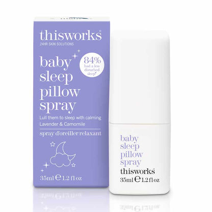 This Works Baby Sleep Pillow Spray 35ml | travelsize sleep spray | lavender baby sleep spray