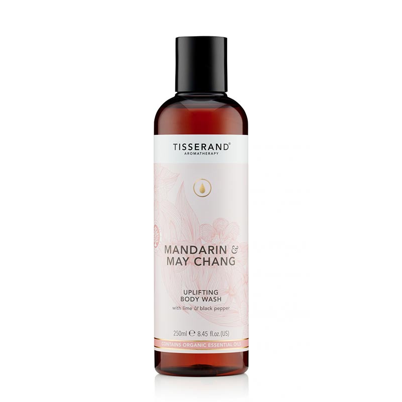 Tisserand Mandarin and May Chang Body Wash | Uplifting | shower gel | bath wash | aromatherapy