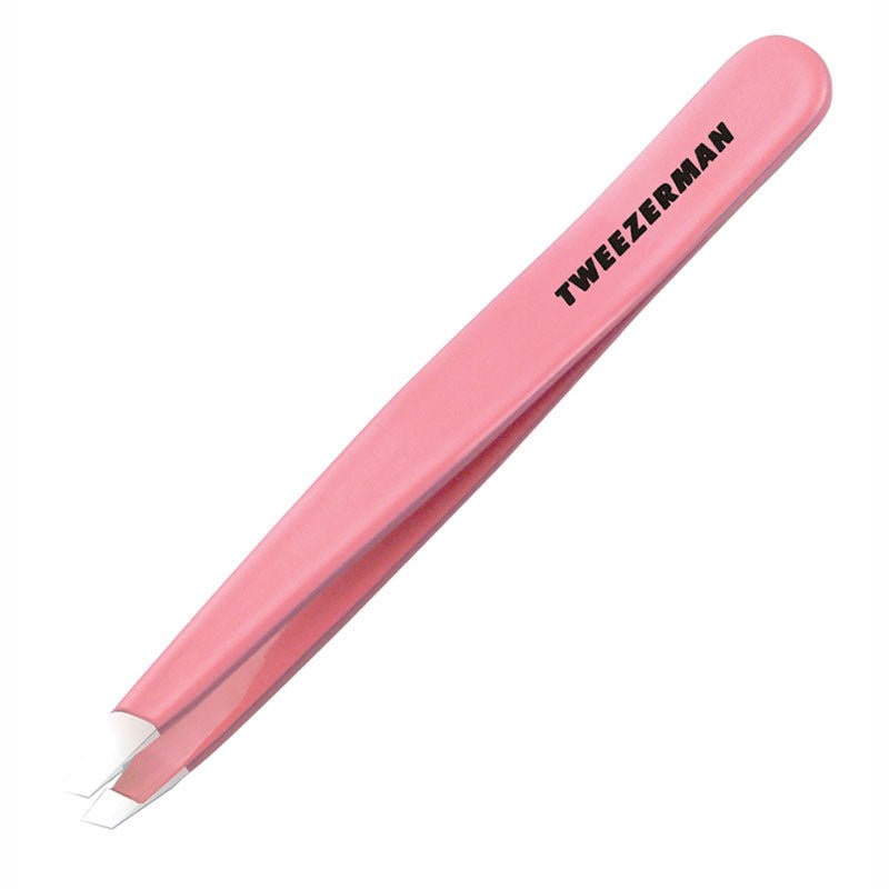 Tweezerman Slant Tweezer Pretty In Pink | eyebrow tweezer