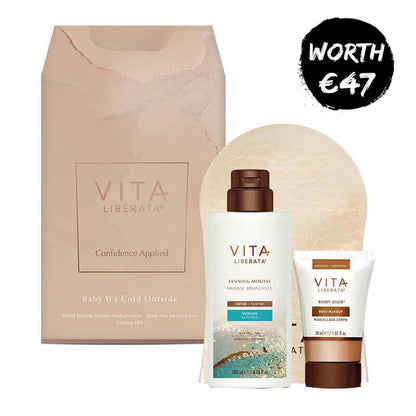 Vita Liberata Self Tan Gift Set, tanning gift set, Vita Liberata Body Blur, Vita Liberata Tanning Mousse, Christmas gifts, fake tan