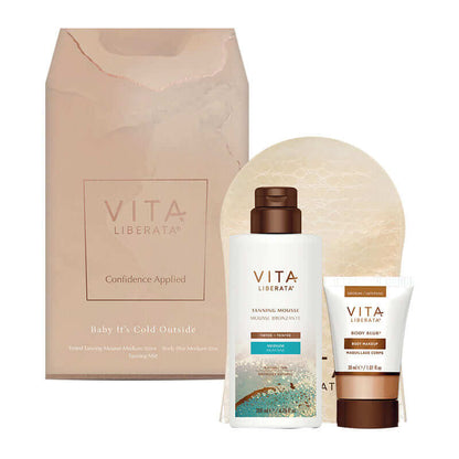 Vita Liberata Baby It's Cold Outside Gift Set, self tan gift set, Vita Liberata Body Blur, Vita Liberata Tanning Mousse, Christmas gifts