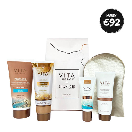 Vita Liberata | Body Blur Gift Set | Cloud 10 Beauty Exclusive | Tanning gift Set | self tan gifts | body blur | gradual tan | tanning mitt