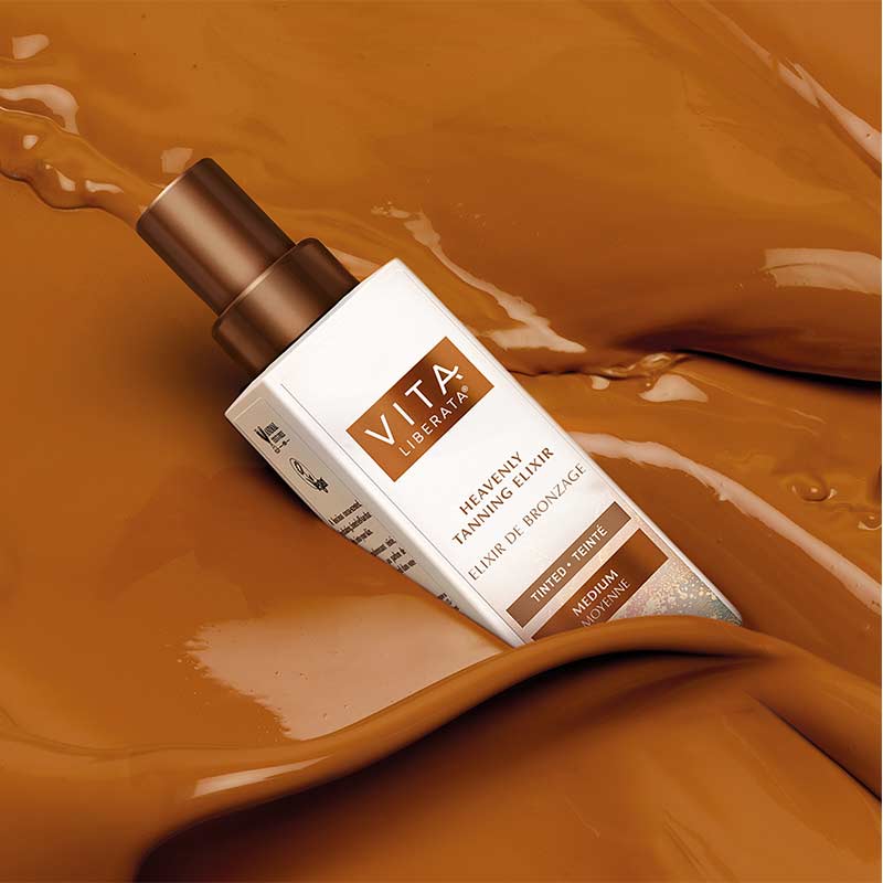 Vita Liberata Heavenly Tanning Elixir Tinted | shade medium | tinted mist tan