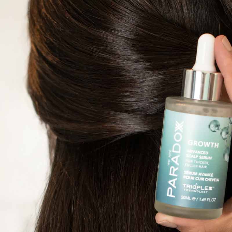 We Are Paradoxx Advanced Scalp Serum | Fuller looking hair serum | Fine hair products | Healthy hair growth products | Healthier looking hair | Organic ingredients