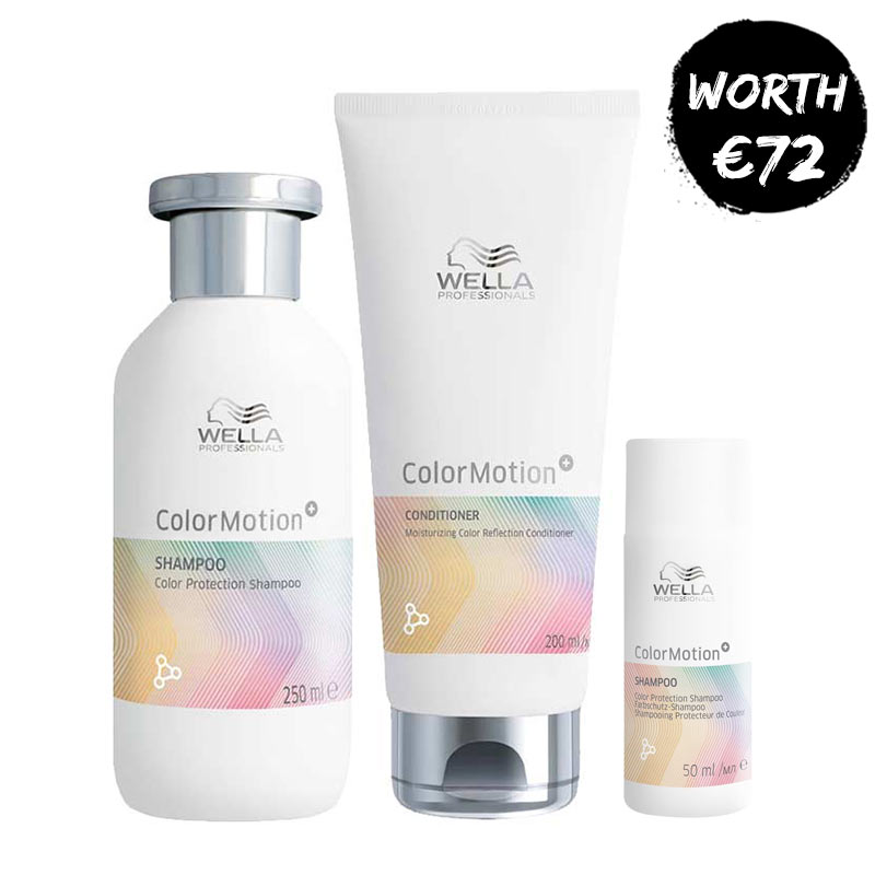 Wella, Wella Colour Motion Home & Away Bundle, Shampoo, Conditioner & Travel Shampoo