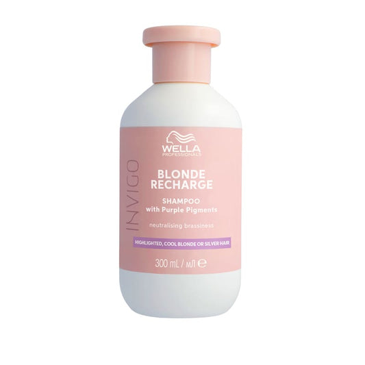 Wella Professionals | Invigo Blonde Recharge Shampoo | Purple shampoo | blonde hair | shampoo for blonde | wella professional purple shampoo