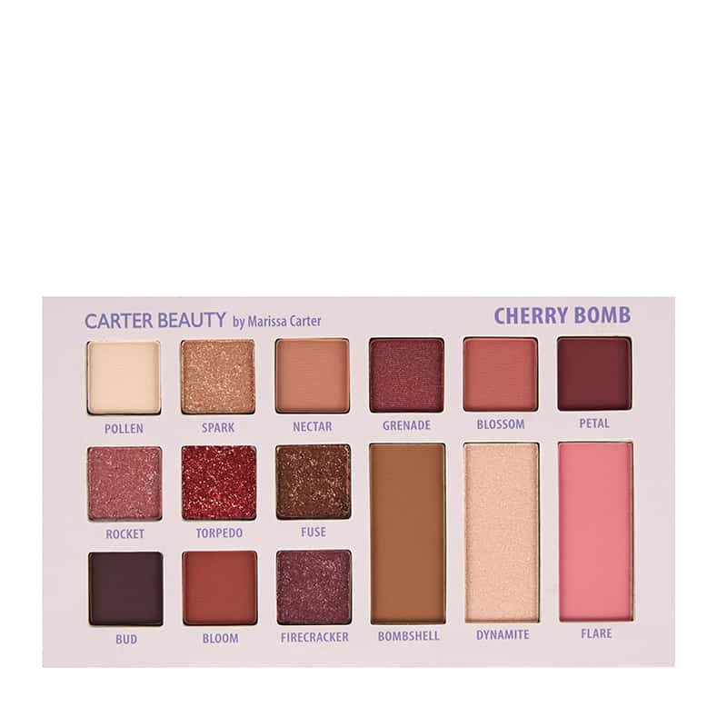 Carter Beauty Cherry Bomb Mixed Face and Eye Palette – Cloud 10 Beauty